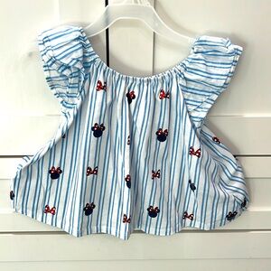 Minnie Mouse flowy top